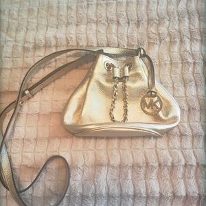 Golden Michael kors bag